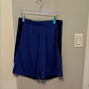 Men's Athletic Blue Training Shorts